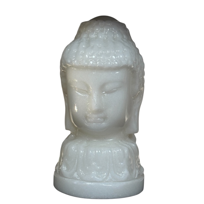 Bouddha en Jade Blanc